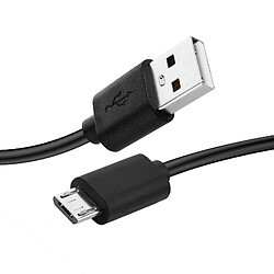 Avizar Câble Micro-USB vers USB Charge + Transfert PC Charge/Synchro - Noir