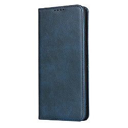 Etui en PU auto-absorbé avec support bleu pour votre Samsung Galaxy S20 Plus