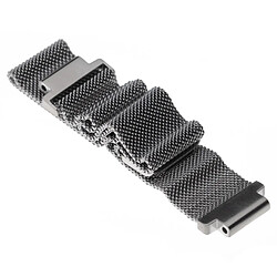 vhbw bracelet acier inoxydable argent fermeture magnétique compatible avec Garmin Forerunner 220, 230, 235, 620, 630, 735