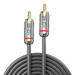 Lindy 35338 câble audio 0,5 m RCA Anthracite