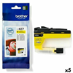 Cartouche d'encre originale Brother MFCJ5955DW, MFCJ6955DW Jaune (5 Unités)