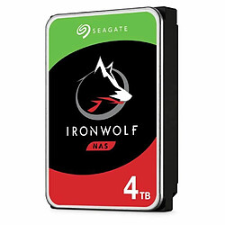 Seagate Technology SEAGATE - Disque dur Interne - NAS IronWolf - 4To - 5900 tr/min - 3.5"