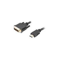 Câble HDMI vers DVI Lanberg Prise Mâle/Prise Mâle Noir