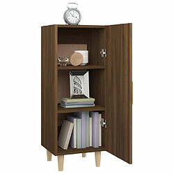 Acheter Maison Chic Buffet,Meuble de Rangement,commode pour salon,Cuisine Chêne marron 34,5x34x90 cm Bois d'ingénierie -MN52418