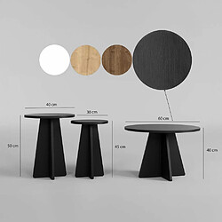 Avis Hanah Home Ensemble de 3 tables basses Mushroom.