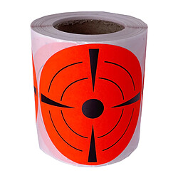 200 / Roll Round Florescent Targets Stickers 3In For Hunting Red