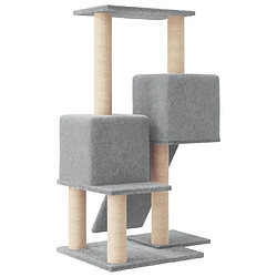 Acheter vidaXL Arbre à chat avec griffoirs en sisal Gris clair 82 cm