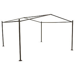 Acheter Hesperide Tonnelle de jardin Certeli - 4 x 4 m - Gris ardoise