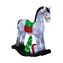 Cheval extérieur lumineux H50 cm Multicolore - FEERIC CHRISTMAS