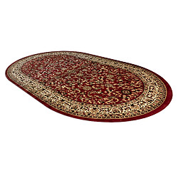 Avis RUGSX Tapis ROYAL ADR ovale modèle 1745 bordeaux 200x290 cm