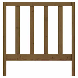 Acheter Maison Chic Tête de lit scandinave pour lit adulte,Meuble de chambre Marron miel 95x4x100 cm Bois massif de pin -MN44037