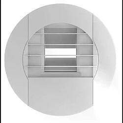 bouche extraction hygroréglable - cuisine - unelvent behc-p - 10 / 45 / 135 m3/h- unelvent 852817