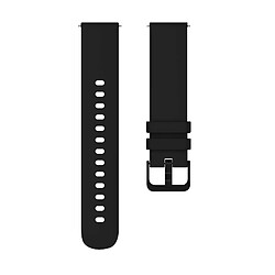 Avizar Bracelet pour Samsung Galaxy Watch Active 40mm Silicone Souple Noir