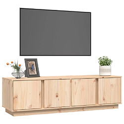 Avis vidaXL Meuble TV 140x40x40 cm Bois de pin massif