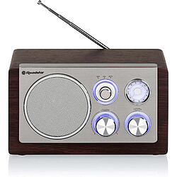 Acheter Radio Portable Vintage FM Analogique , Haut-Parleur 16W, Radio Rétro Compacte, , Bois, Roadstar, HRA1245NWD