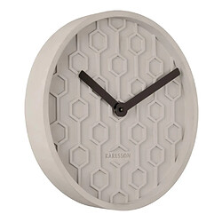 Karlsson Horloge murale Honeycomb Gris