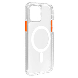 Avizar Coque Apple iPhone 12 / 12 Pro Magsafe Antichoc Cercle magnétique - orange