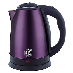 Bouilloire électrique 1.8L inox sans fil Violet Herzberg HG5011-PUR