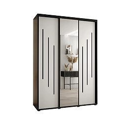 Abiks Meble Armoire DAVOS 9 À Portes Coulissantes 235,2/170/60 3 Portes