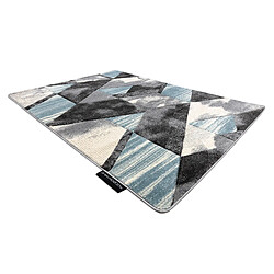 Avis RUGSX Tapis ALTER Wet Géométrique, triangle, trapèze bleu 140x190 cm