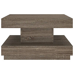 Avis Maison Chic Table basse,Table Console Table d'appoint, Table pour salon Gris 60x60x35 cm MDF -MN85162