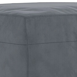 Acheter vidaXL Repose-pied Gris foncé 60x50x41 cm Velours