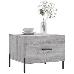 Avis Maison Chic Table basse,Table Console Table d'appoint, Table pour salon Sonoma gris 50x50x40 cm Bois d'ingénierie -MN17412