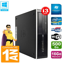 PC HP Compaq Pro 6300 SFF I3-3220 RAM 16Go Disque 500Go Graveur DVD Wifi W7 - Occasion