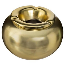 Cendrier en Céramique Rond Gold Smoke 8cm Or