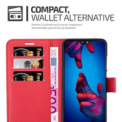 Cadorabo Coque Huawei P20 Etui en Rouge pas cher