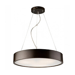 Lumière Suspension Cylindrical Verre,bois Wenge 3 ampoules 70cm