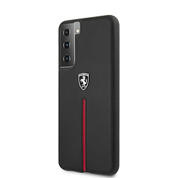 Caseink Coque Ferrari ? FEOSIHCS21MBK Samsung S21 Plus Noir