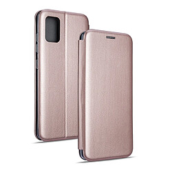 Ozzzo beline etui book magnetic samsung m51 rózowo-zloty/rose gold