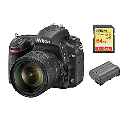 NIKON D750 KIT AF-S 24-85MM F3.5-4.5G ED VR + 64GB SD card + EN-EL15B Battery