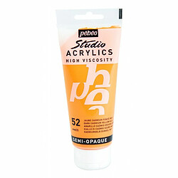 Pebeo Peinture acrylique semi-opaque - Jaune cadmium - 100 ml