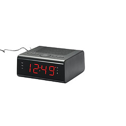 We Radio réveil FM , Dual alarme avec fonction snooze, l'écran LCD de 0.9'' , adaptateur secteur inclus