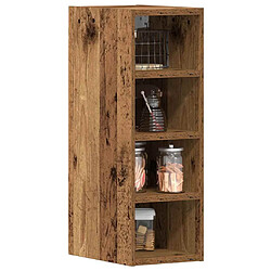 vidaXL Armoire suspendue vieux bois 20x29,5x60 cm bois d'ingénierie