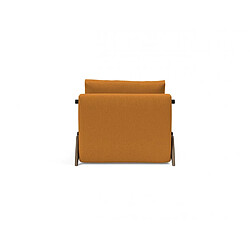 Acheter Inside 75 Fauteuil convertible lit 90 cm ILB 500 chêne fumé tissu Mozart Masala