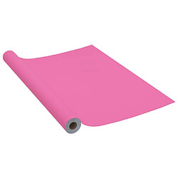 vidaXL Film autoadhésif pour meubles Rose brillant 500x90 cm PVC