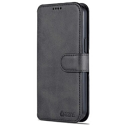 Etui en PU + TPU fermoir magnétique, anti-chute, avec support noir pour votre Apple iPhone 13 6.1 pouces