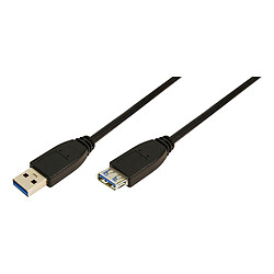 Logilink Rallonge USB 3.0, noir, 2,0 m ()