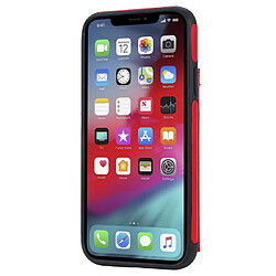 Avis Wewoo Housse Coque Pour étui de protection antichoc à double boucle de couleur unie iphone xr rouge