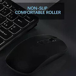 Ensemble clavier souris sans fil 2.4G - Kit clavier et souris sans fil pour Windows - AZERTY pas cher