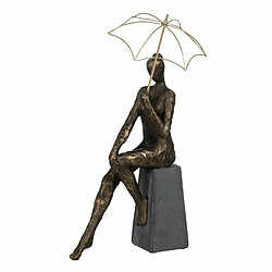 BigBuy Home Figurine Décorative Cuivre Femme 25 x 17,5 x 44 cm