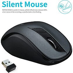 Souris sans fil, souris silencieuse multimode, souris Bluetooth bureau, souris optique pour petites mains, 1600 DPI, 6 boutons personnalisés, souris d'ordinateur adaptée pour ordinateur portable/PC/ordinateur portable/ordinateur