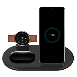 Universal Chargeur sans fil noir Qi charge support Samsung Buds S8 S9 S10 S20 Plus Note 910 pour 11 x XS XR montre