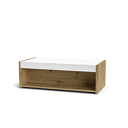 Vivaldi Table Basse Gobi 09 Chene Artisan/Blanc