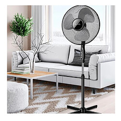 Acheter Ventilateur sur pied 40cm 40w noir - IRIS - SUPRA