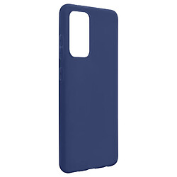 Avizar Coque Samsung Galaxy A52 et A52s Flexible Antichoc Finition Mat Bleu nuit