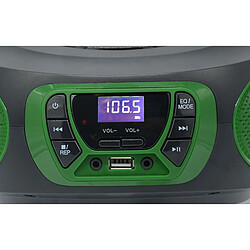 Acheter Radio CD Portable Numerique FM PLL, Lecteur CD, CD-R, CD-RW, MP3, USB, Stereo, , Vert, Roadstar, CDR-365U/GR